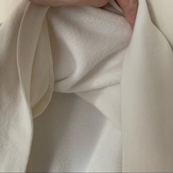 Fabletics white mock neck cozy sweater L - Picture 5 of 5